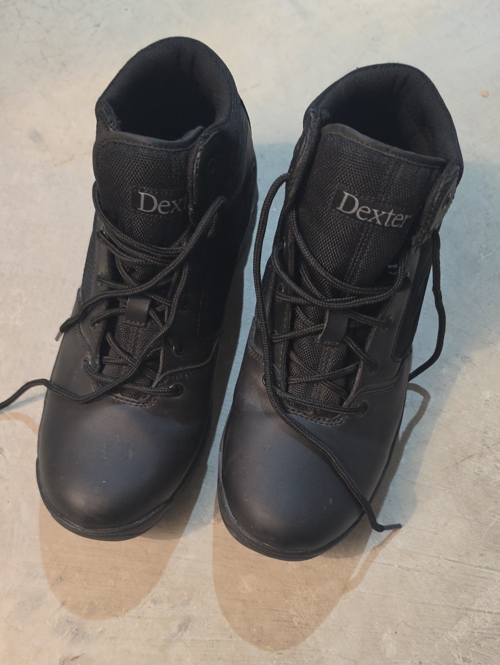 Dexter Black Tactical Lace-Up Boots